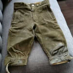 German Lederhosen Size 104 Stained..Lots if Life Left Authentic